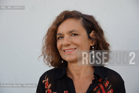 La scrittrice italiana Mariolina Venezia ha presentato il suo ultimo romanzo “Ritorni” (Italo Svevo Edizioni) , al festival di letteratura PordenoneLegge, 16 settembre 2023. ©Andrea Merola/Rosebud2