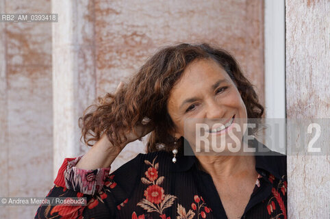 La scrittrice italiana Mariolina Venezia ha presentato il suo ultimo romanzo “Ritorni” (Italo Svevo Edizioni) , al festival di letteratura PordenoneLegge, 16 settembre 2023. ©Andrea Merola/Rosebud2