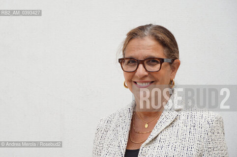 La scrittrice e illustratrice statunitense R. J. Palacio ha presentato il suo ultimo romanzo “Pony” (Giunti) , al festival di letteratura PordenoneLegge, 16 settembre 2023. ©Andrea Merola/Rosebud2