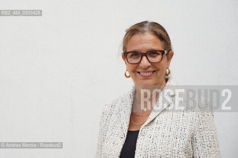 La scrittrice e illustratrice statunitense R. J. Palacio ha presentato il suo ultimo romanzo “Pony” (Giunti) , al festival di letteratura PordenoneLegge, 16 settembre 2023. ©Andrea Merola/Rosebud2