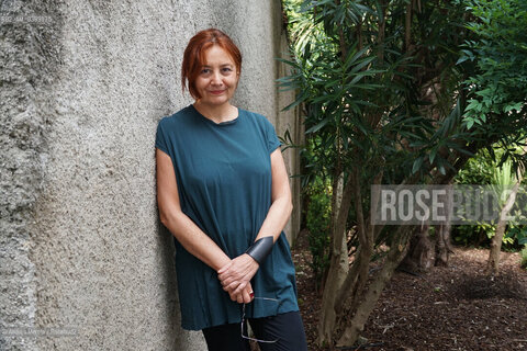 Susanna Tartaro, autrice e conduttrice radiofonica: ha presentato il suo ultimo libro  “ Le mie cose preferite” ( Marsilio) al festival di letteratura Pordenonelegge, Pordenone 20 settembre 2024. ©Andrea Merola/Rosebud2