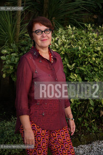 La scrittrice italiana Antonella Cilento ha presentato il suo ultimo lavoro “La fabbricante di isole” (Bottega Errantei) al festival di letteratura PordenoneLegge, Pordenone 17 settembre 2026. ©Andrea Merola/Rosebud2