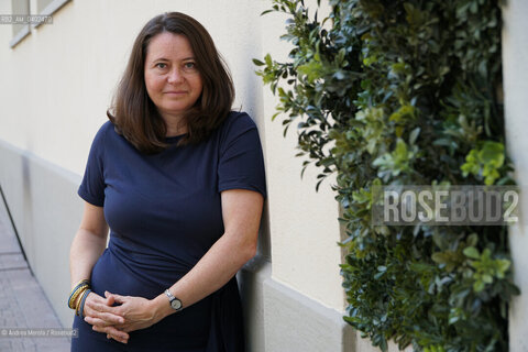 La scrittrice francese Bérénice Pichat ha presentato il suo ultimo lavoro “La piccola cameriera” (Salani), al festival letterario PordenoneLegge, Pordenone 19 settembre 2026. ©Andrea Merola/Rosebud2