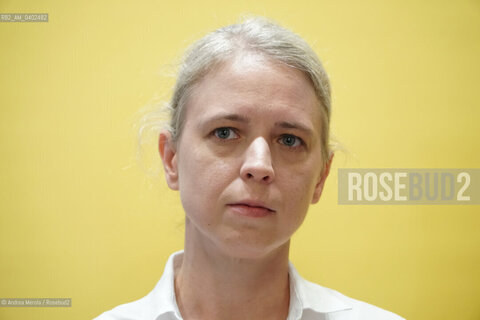 La giornalista e autrice russa Vera Politkovskaja ha presentato il suo ultimo lavoro “Una Madre” (Rizzoli), al festival letterario PordenoneLegge, Pordenone 20 settembre 2026. ©Andrea Merola/Rosebud2