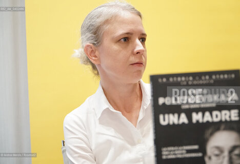 La giornalista e autrice russa Vera Politkovskaja ha presentato il suo ultimo lavoro “Una Madre” (Rizzoli), al festival letterario PordenoneLegge, Pordenone 20 settembre 2026. ©Andrea Merola/Rosebud2