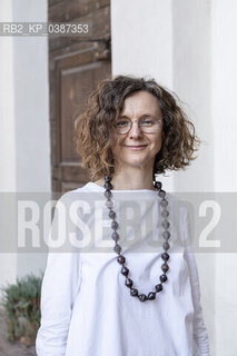 Mantova, Italia, Settembre 2021. La professoressa e scrittrice Fernanda Alfieri a Festivaletteratura 2021 per presentare il suo ultimo lavoro Veronica e il diavolo edito da Einaudi. - Mantua, Italy, September 2021. The professor and writer Fernanda Alfieri at Festivaletteratura 2021.