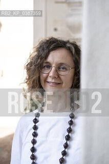 Mantova, Italia, Settembre 2021. La professoressa e scrittrice Fernanda Alfieri a Festivaletteratura 2021 per presentare il suo ultimo lavoro Veronica e il diavolo edito da Einaudi. - Mantua, Italy, September 2021. The professor and writer Fernanda Alfieri at Festivaletteratura 2021.