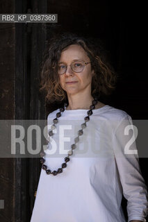 Mantova, Italia, Settembre 2021. La professoressa e scrittrice Fernanda Alfieri a Festivaletteratura 2021 per presentare il suo ultimo lavoro Veronica e il diavolo edito da Einaudi. - Mantua, Italy, September 2021. The professor and writer Fernanda Alfieri at Festivaletteratura 2021.