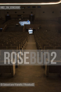 Venezia, 26 agosto 2017 - 74ma Mostra del Cinema. La Sala Grande durante i lavori di allestimento ©Sebastiano Vianello/Rosebud2