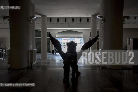 Venezia, 26 agosto 2017 - 74ma Mostra del Cinema. Lingresso del Palazzo del Cinema visto dalla porta della Sala Grande ©Sebastiano Vianello/Rosebud2