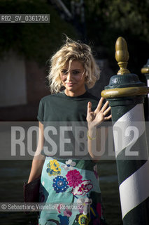 Venezia, 29 agosto 2017. Lattrice Jasmine Trinca, membro della giuria del Festival del Cinema di Venezia, al suo arrivo al Lido. ©Sebastiano Vianello/Rosebud2