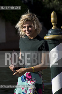 Venezia, 29 agosto 2017. Lattrice Jasmine Trinca, membro della giuria del Festival del Cinema di Venezia, al suo arrivo al Lido. ©Sebastiano Vianello/Rosebud2