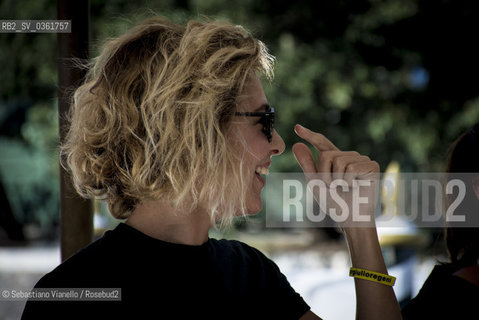 Venezia, 29 agosto 2017. Lattrice Jasmine Trinca, membro della giuria del Festival del Cinema di Venezia, al suo arrivo al Lido. ©Sebastiano Vianello/Rosebud2