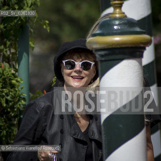 Lido di Venezia, 1 settembre 2017. Lattrice Susan Sarandon allarrivo al Lido per la Mostra del Cinema. ©Sebastiano Vianello/Rosebud2