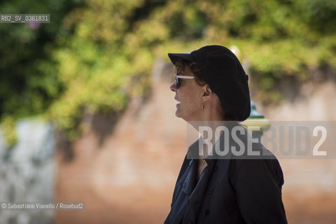 Lido di Venezia, 1 settembre 2017. Lattrice Susan Sarandon allarrivo al Lido per la Mostra del Cinema. ©Sebastiano Vianello/Rosebud2