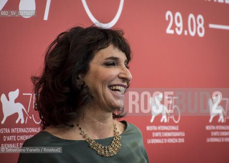 Lido di Venezia, 28 agosto 2018. Lattrice iraniana Fatemeh Motamed Aria, membro della giuria del premio Orizzonti alla 75a Mostra del Cinema di Venezia.  ©Sebastiano Vianello/Rosebud2