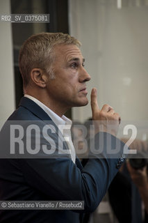 Lido di Venezia, 28 agosto 2018. Lattore Christoph Waltz, membro della giuria di Venezia75 durante la 75a Mostra del Cinema di Venezia.  ©Sebastiano Vianello/Rosebud2