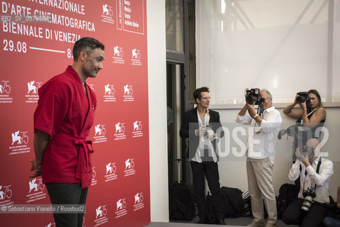 Lido di Venezia, 28 agosto 2018. Lattore neozelandese Taika Waititi, membro della giuria di Venezia75 durante la 75a Mostra del Cinema di Venezia. ©Sebastiano Vianello/Rosebud2