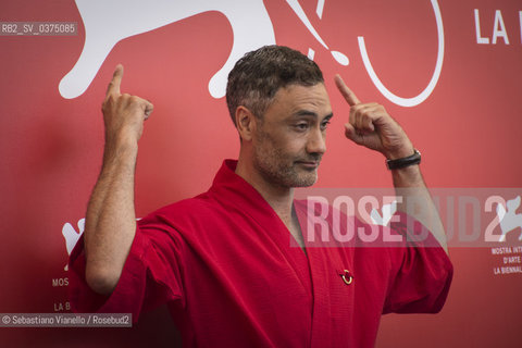 Lido di Venezia, 28 agosto 2018. Lattore neozelandese Taika Waititi, membro della giuria di Venezia75 durante la 75a Mostra del Cinema di Venezia. ©Sebastiano Vianello/Rosebud2