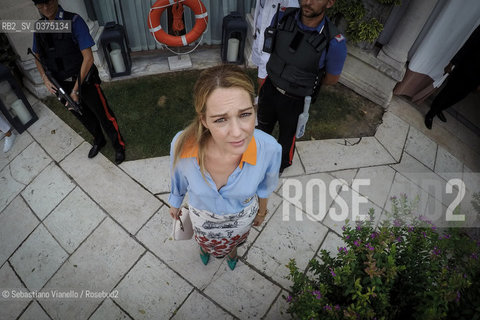 Lido di Venezia, 31 agosto 2018. Lattrice Cristiana Capotondi a Lido per la 75a Mostra del Cinema di Venezia.  ©Sebastiano Vianello/Rosebud2