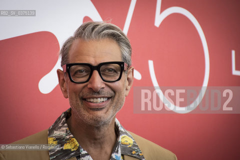 Lido di Venezia, 30 agosto 2018. Lattore americano Jeff Goldblum, protagonista del film The Mountain in concorso alla 75a Mostra del Cinema di Venezia.  ©Sebastiano Vianello/Rosebud2