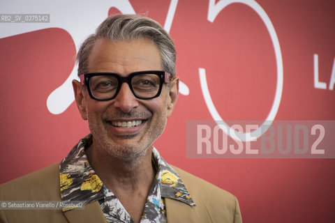 Lido di Venezia, 30 agosto 2018. Lattore americano Jeff Goldblum, protagonista del film The Mountain in concorso alla 75a Mostra del Cinema di Venezia.  ©Sebastiano Vianello/Rosebud2