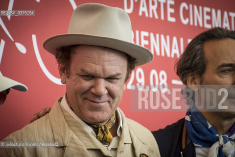 Lido di Venezia, 2 settenbre 2018. Lattore americano John C. Reilly, interprete del film The Sisters brothers, in concorso alla 75a Mostra del Cinema di Venezia.  ©Sebastiano Vianello/Rosebud2