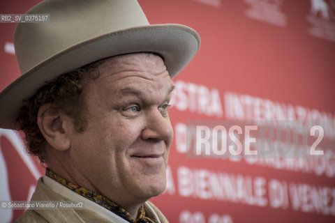 Lido di Venezia, 2 settenbre 2018. Lattore americano John C. Reilly, interprete del film The Sisters brothers, in concorso alla 75a Mostra del Cinema di Venezia.  ©Sebastiano Vianello/Rosebud2