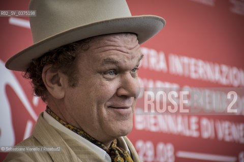 Lido di Venezia, 2 settenbre 2018. Lattore americano John C. Reilly, interprete del film The Sisters brothers, in concorso alla 75a Mostra del Cinema di Venezia.  ©Sebastiano Vianello/Rosebud2