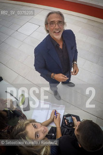 Lido di Venezia, 2 settembre 2018. Lattore e doppiatore Luca Ward sul red carpet del Lido per la 75a Mostra del Cinema di Venezia.  ©Sebastiano Vianello/Rosebud2