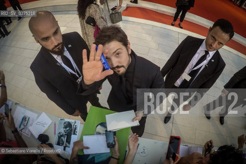 Lido di Venezia, 3 settembre 2018. Lattore messicano Diego Luna sul red carpet della 75a Mostra del Cinema di Venezia.  ©Sebastiano Vianello/Rosebud2