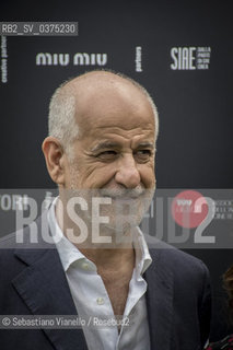 Lido di Venezia, 3 settembre 2018. Lattore Toni Servillo al Lido per la proiezione del film Il teatro al lavoro di Massimiliano Pacifico durante la 75a Mostra del Cinema di Venezia.  ©Sebastiano Vianello/Rosebud2