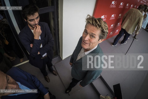 Lido di Venezia, 3 settembre 2018. Lattore Willem Dafoe, protagonista del film At eternitys gate, in concorso alla 75 Mostra del Cinema di Venezia.  ©Sebastiano Vianello/Rosebud2