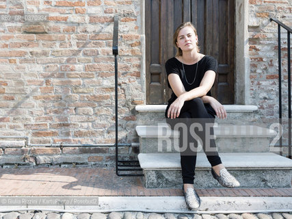 Mantova, settembre 2017. La scrittrice Mercedes Lauenstein ospite al Festivaletteratura 2017...Mantua, september 2017. The writer Mercedes Lauenstein attends Festivaletteratura 2017... ©Giulia Rizzini/KartuPhoto/Rosebud2