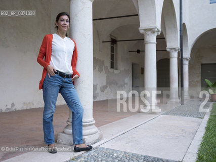 Mantova, settembre 2017. La scrittrice Gaia Manzini ospite al Festivaletteratura 2017...Mantua, september 2017. The writer Gaia Manzini attends Festivaletteratura 2017... ©Giulia Rizzini/KartuPhoto/Rosebud2