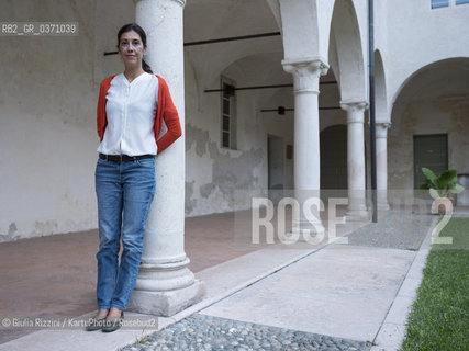 Mantova, settembre 2017. La scrittrice Gaia Manzini ospite al Festivaletteratura 2017...Mantua, september 2017. The writer Gaia Manzini attends Festivaletteratura 2017... ©Giulia Rizzini/KartuPhoto/Rosebud2