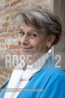 Mantova, settembre 2018. La scrittrice italiana Simonetta Agnello Hornby ospite al Festivaletteratura. Il suo ultimo libro è Nessuno può volare (Feltrinelli, 2018).Mantova, september 2018. The Italian writer Simonetta Agnello Hornby attends Festivaletteratura. Her last book is Nessuno può volare (Feltrinelli, 2018). ©Giulia Rizzini/KartuPhoto/Rosebud2