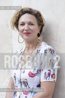 Mantova, settembre 2018. La scrittrice inglese Jessica Fellowes ospite al Festivaletteratura. Il suo ultimo libro è Lassassinio di Florence Nightingale Shore(Neri Pozza, 2017)...Mantova, september 2018. The English writer Jessica Fellowes attends Festivaletteratura. Her last book published in Italy is Lassassinio di Florence Nightingale Shore(Neri Pozza, 2017)... ©Giulia Rizzini/KartuPhoto/Rosebud2