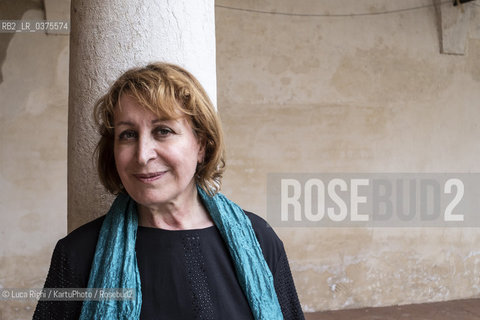 Mantova, Settembre 2018. La scrittrice irachena Inaam Kachachi è ospite di festivaletteratura 2018 per presentare il suo nuovo libro dispersi (francesco brioschi editore, 2018). Mantua, september 2018. The iraqi writer Inaam Kachachi attends festivaletteratura 2018. Her last book is dispersi (francesco brioschi editore, 2018) ©Luca Righi/KartuPhoto/Rosebud2