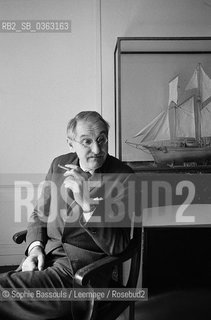 Portrait of Jean Anouilh, le 1 septembre 1974  ©Sophie Bassouls/Leemage/Rosebud2