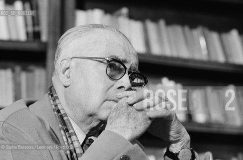 Portrait of Marcel Arland, le 25 juin 1979  ©Sophie Bassouls/Leemage/Rosebud2