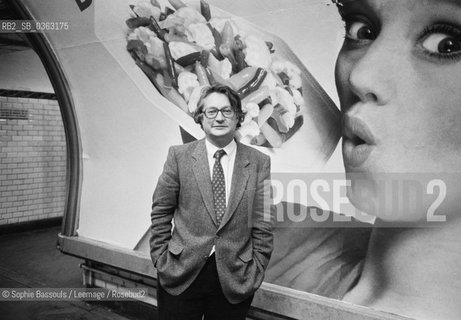 Portrait of Marc Auge at Paris, le 17 avril 1986  ©Sophie Bassouls/Leemage/Rosebud2