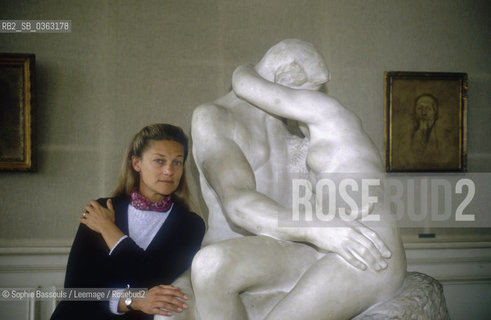 Portrait of Elisabeth Badinter at Paris, le 8 avril 1986  ©Sophie Bassouls/Leemage/Rosebud2