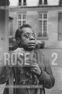 22 Oct 1975, Paris, France --- Writer James Baldwin  ©Sophie Bassouls/Leemage/Rosebud2