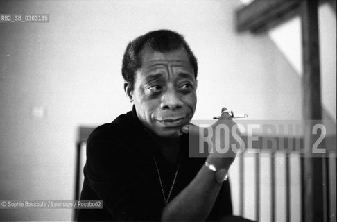 James Baldwin, 1 avril 1972  ©Sophie Bassouls/Leemage/Rosebud2