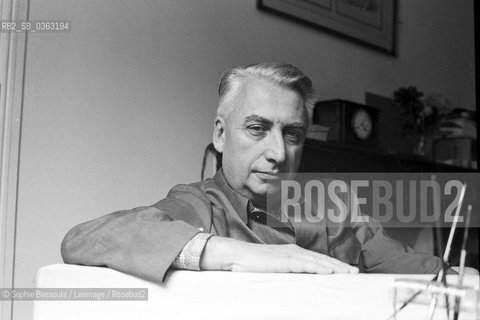 Roland Barthes, 9 juin 1978  ©Sophie Bassouls/Leemage/Rosebud2