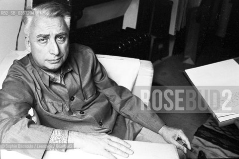 Roland Barthes, 9 juin 1978  ©Sophie Bassouls/Leemage/Rosebud2