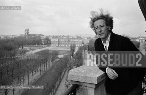 Portrait of Francois-Regis (Francois Regis) Bastide, le 16 avril 1976, Paris  ©Sophie Bassouls/Leemage/Rosebud2