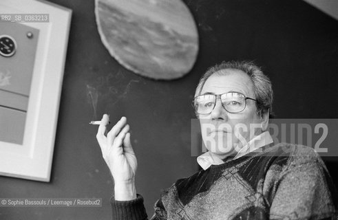 Portrait of Jean Baudrillard at Paris, le 27 janvier 1986  ©Sophie Bassouls/Leemage/Rosebud2