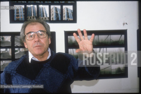 Portrait of Jean Baudrillard at Paris, le 27 janvier 1986  ©Sophie Bassouls/Leemage/Rosebud2